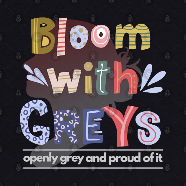 Bloom With Greys Openly Grey for ladies by Green Gecko Creative